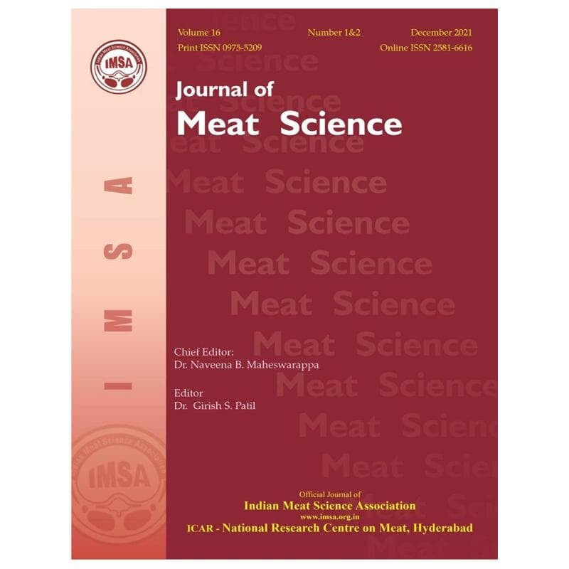 Indian Journal of Veterinary Sciences and Biotechnology