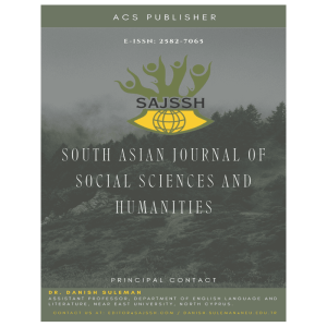 South Asian Journal of Social Sciences and Humanities (Sajssh))